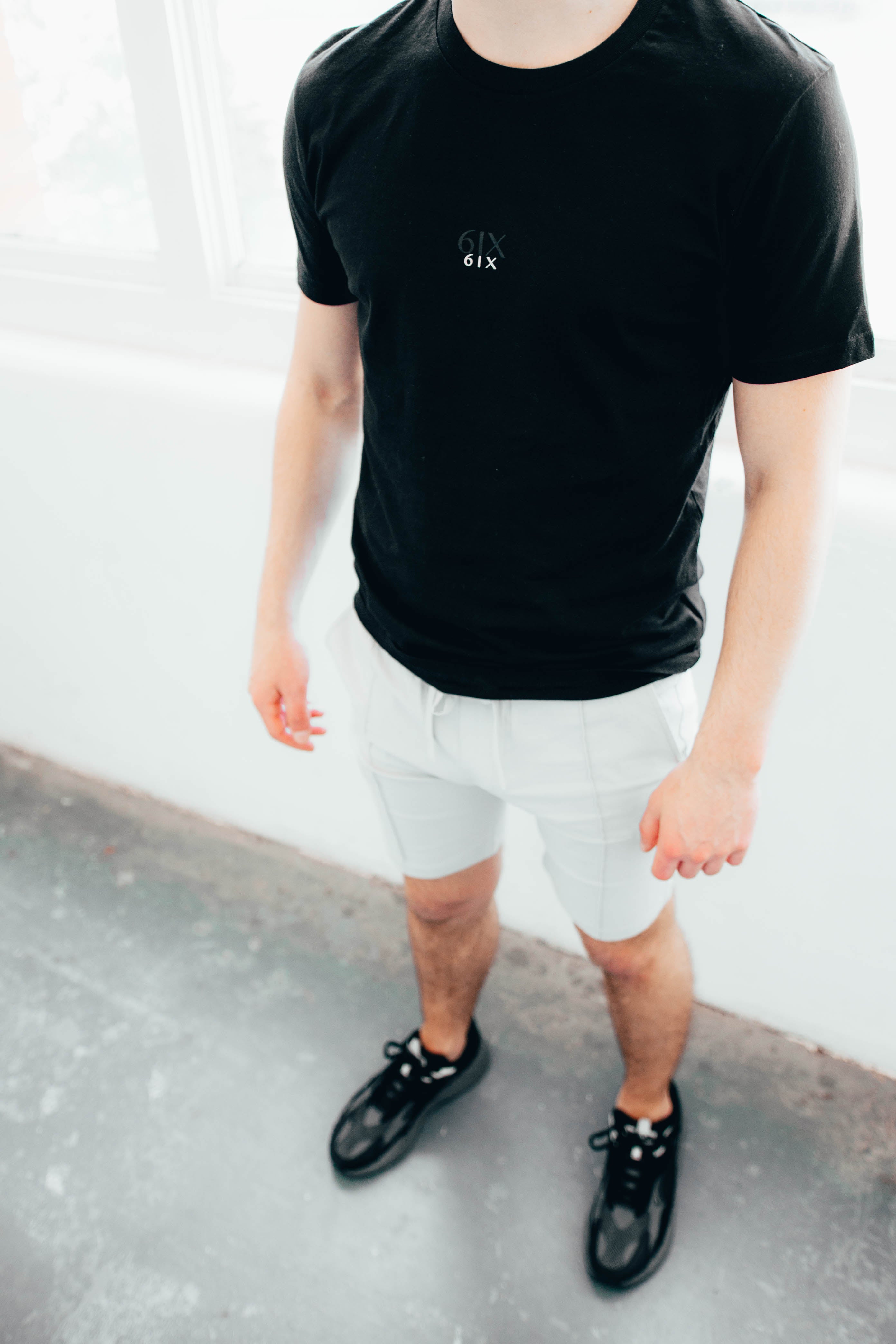 6IX CONTRAST LOGO TEE BLACK - 6IX Collection 