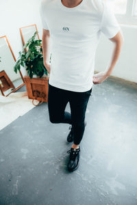 6IX CONTRAST LOGO TEE WHITE - 6IX Collection 
