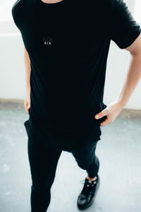6IX CONTRAST LOGO TEE BLACK - 6IX Collection 