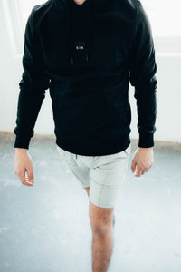 6IX CONTRAST LOGO HOODIE BLACK - 6IX Collection 