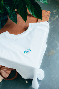 6IX CONTRAST LOGO TEE WHITE - 6IX Collection 